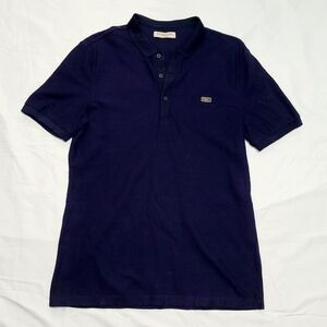 Burberry London Navy Collar Short Sleeve Polo Shirt